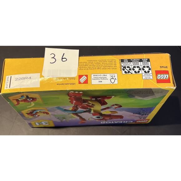 LEGO CREATOR: Red Dragon - Kit 31145 - 3 In 1 Builds! Damaged Box - Picture 4 of 4